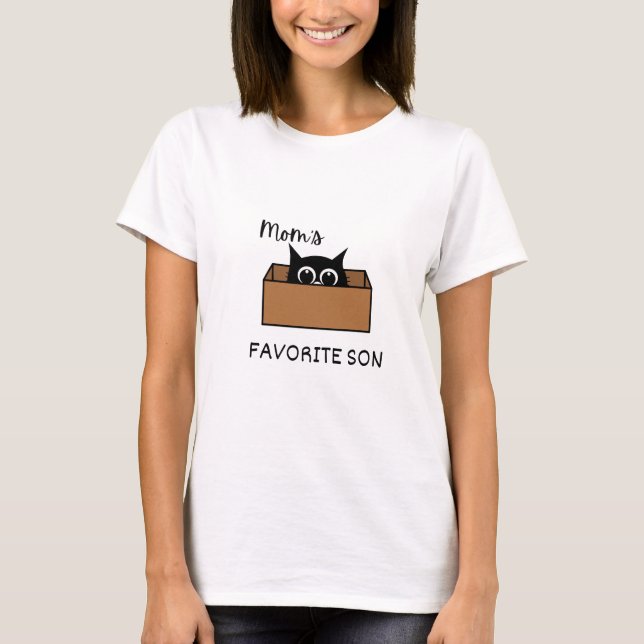 CAMISETA MOM'S FAVORITE SON T-SHIRT (Anverso)