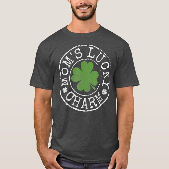 Camiseta Moms Lucky Charm Irish Clovers Niños Chica St (Anverso)