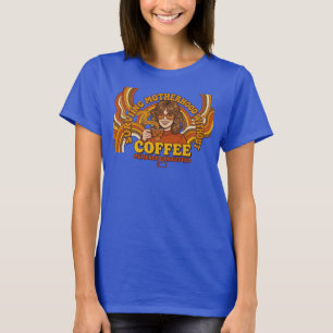 Camiseta Mom's Retro: 70s Survival Coffee
