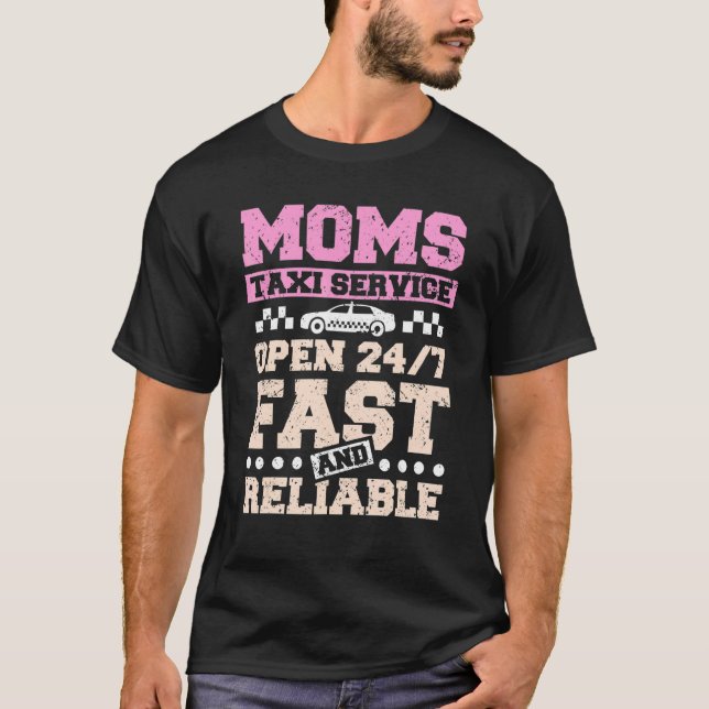 Camiseta Moms taxi service (Anverso)