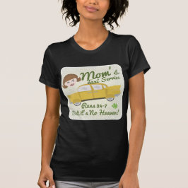Camiseta Moms Taxi Service Dark