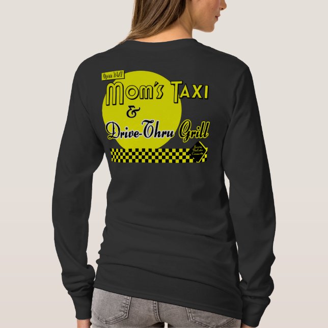 Camiseta Moms Taxi y Drive-Thru Grill Retro Tee (Reverso)