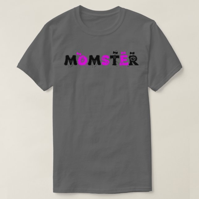 Camiseta Momster Funny Monster Halloween Design  (Diseño del anverso)