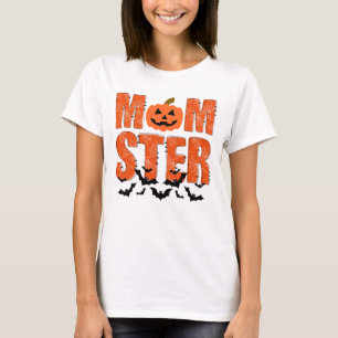 Camiseta Momster Mom Funny Halloween