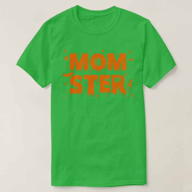 Camiseta Momster Mom Halloween (Diseño del anverso)