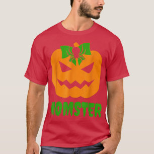Camiseta Momster Pumpkin bow Mom Halloween costume spooky s