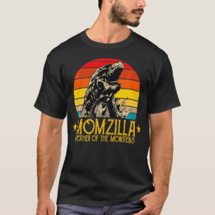 Camiseta Momzilla divertida Momster Retro vintage día de la