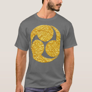 Camiseta Mon Hidari japonés Mitsu Tomoe