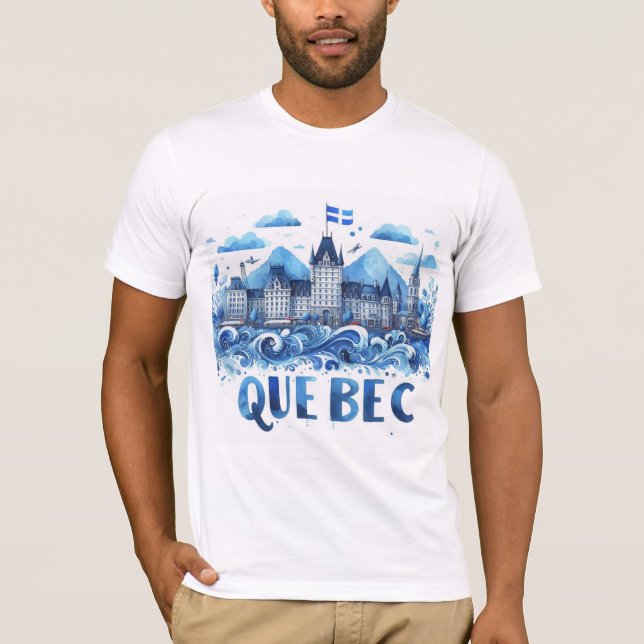 Camiseta Mon Québec, ma ville (Anverso)