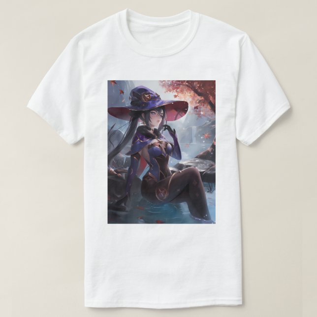 Camiseta Mona de primavera caliente 104 (Diseño del anverso)