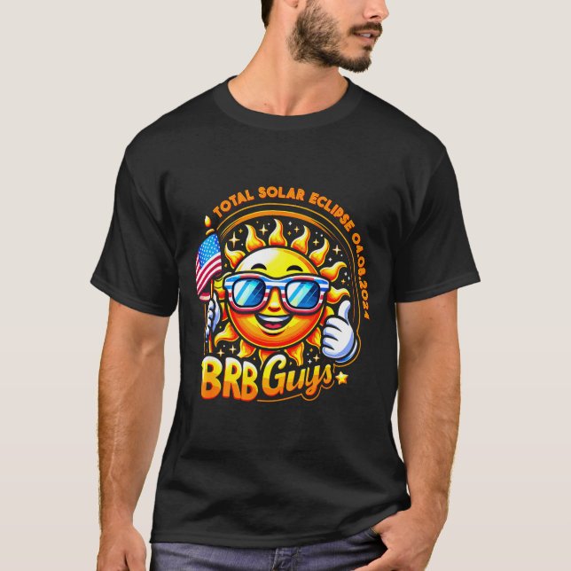 Camiseta Mona Eclipse Total de Sol Vintage Brb (Anverso)