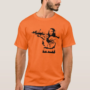 Camiseta Mona en guerra