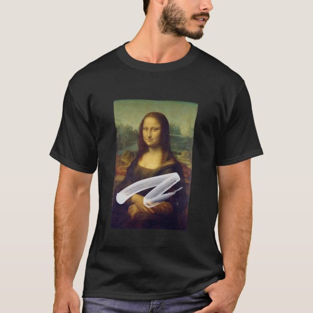 Camiseta Mona Lisa al horno (Anverso)