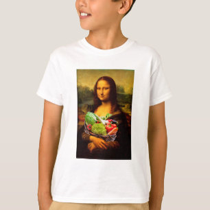 Camiseta Mona Lisa ama a las verduras