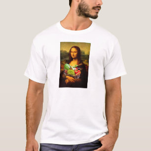 Camiseta Mona Lisa ama a las verduras