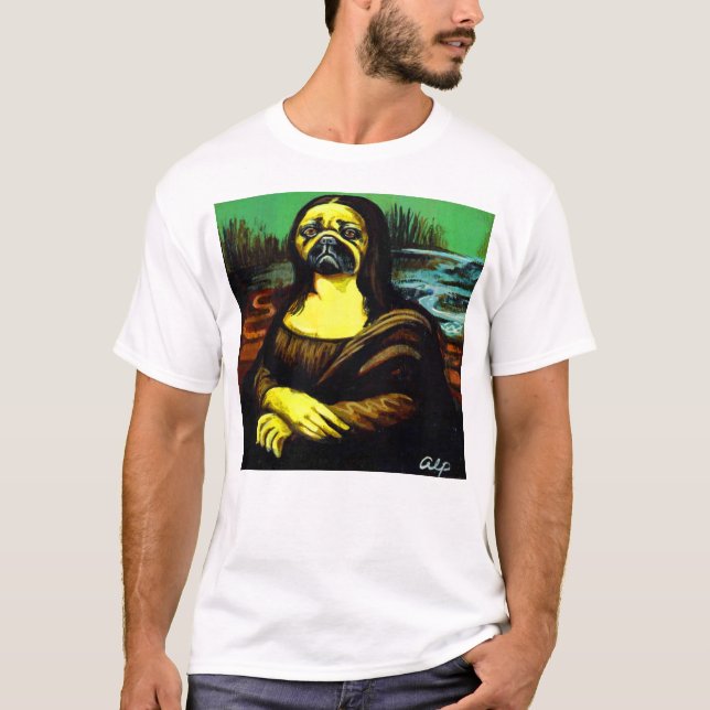 Camiseta Mona-Lisa-Barro amasado $22,95 (Anverso)