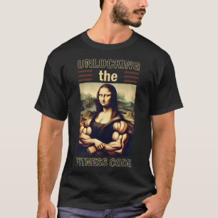 Camiseta Mona Lisa Bodybuilding Musc Gym Halterofilia Wo