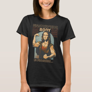 Camiseta Mona Lisa Bodybuilding Musc Gym Halterofilia Wo