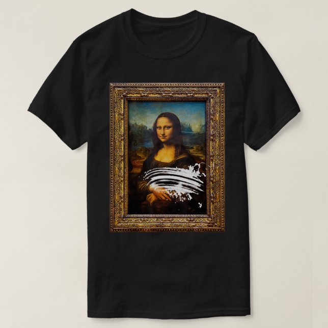 Camiseta Mona Lisa Cake Smear  (Diseño del anverso)
