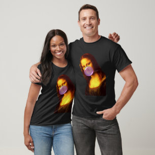 Camiseta Mona Lisa Chicle Bubble