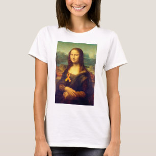 Camiseta Mona Lisa Con Cinta Naranja