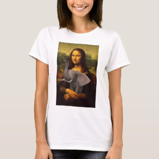 Camiseta Mona Lisa con el elefante