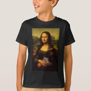 Camiseta Mona Lisa Con Hámster