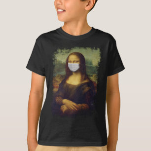 Camiseta Mona Lisa Con Máscara