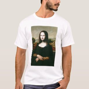 Camiseta Mona Lisa, copia de la pintura por Leonardo DA Vin