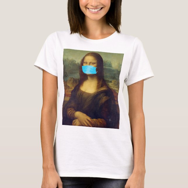 Camiseta Mona Lisa covid19 (Anverso)