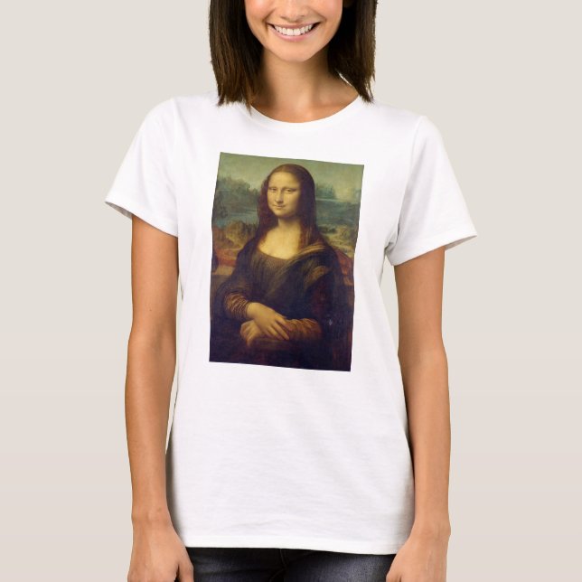 Camiseta Mona Lisa de Leonardo da Vinci (Anverso)