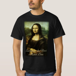 Camiseta Mona Lisa de Leonardo da Vinci, Arte del Renacimie