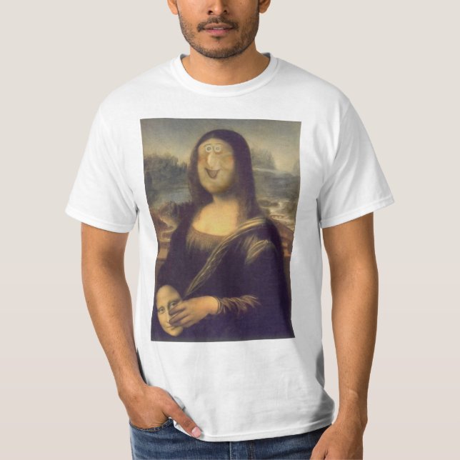 Camiseta Mona Lisa - Desenmascarada (Anverso)