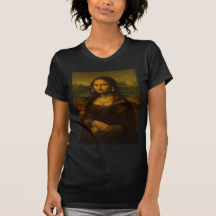 Camiseta Mona Lisa en Zafiro Rosa