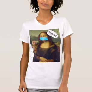 Camiseta Mona Lisa enmascarada