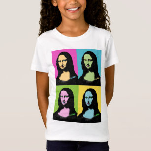 Camiseta Mona Lisa - Estilo de arte pop