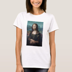 Camiseta Mona Lisa Famosa Artes Visuales Leonardo da Vinci 