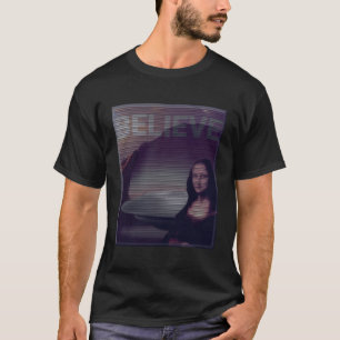 Camiseta Mona Lisa frente al OVNI