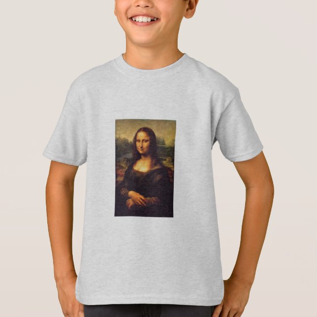 Camiseta Mona Lisa hermosa (Anverso)