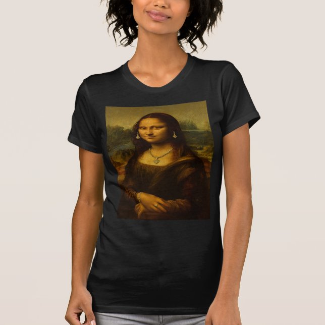 Camiseta Mona Lisa in Gold (Anverso)