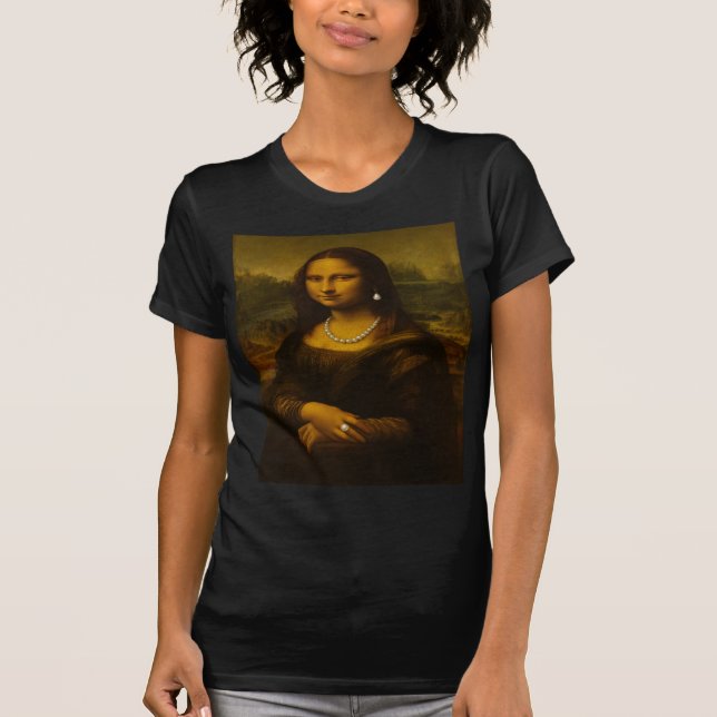 Camiseta Mona Lisa in Pearls  (Anverso)