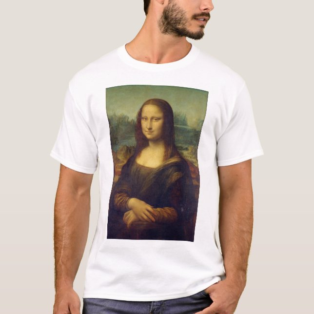 Camiseta Mona Lisa, Leonardo da Vinci (Anverso)