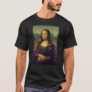 Camiseta Mona Lisa Leonardo Da Vinci Arte de fanático de Mo