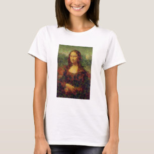 Camiseta Mona Lisa Lettuce Bella Artes Vegan Spoof