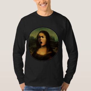 Camiseta Mona Lisa Medusa Caravaggio