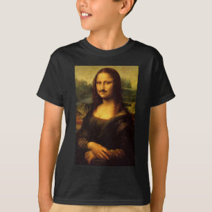 Camiseta mona lisa mustache