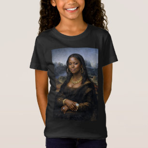 Camiseta Mona Lisa Negra Historia Negra Estadounidense Mon