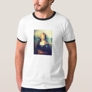 Camiseta Mona Lisa Pixelated