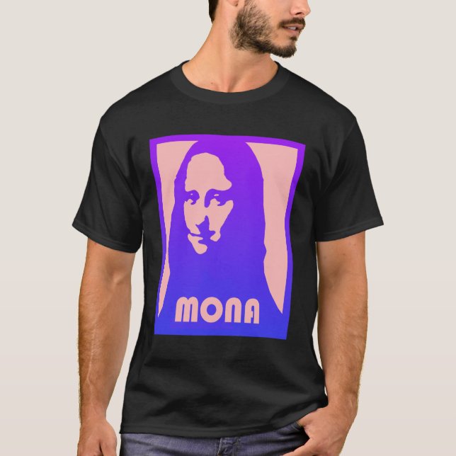 Camiseta Mona Lisa Pop Art (Anverso)