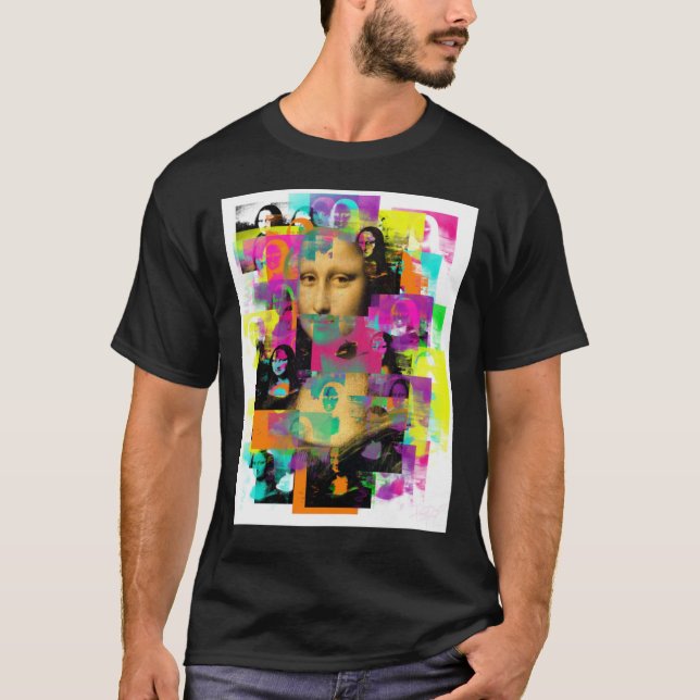 Camiseta Mona Lisa Pop Art Classic T-Shirt (Anverso)